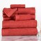 Hastings Home Hastings Home Ribbed 100 Percent Cotton 10 Piece Towel Set - Brick 765411MZO - alternate 1